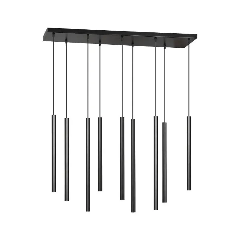 Ekspresowa dostawa Czarne oświetlenie loftowe 9 tub G9 9x20W HARMONI AD-LD-6319BG9 ORNO