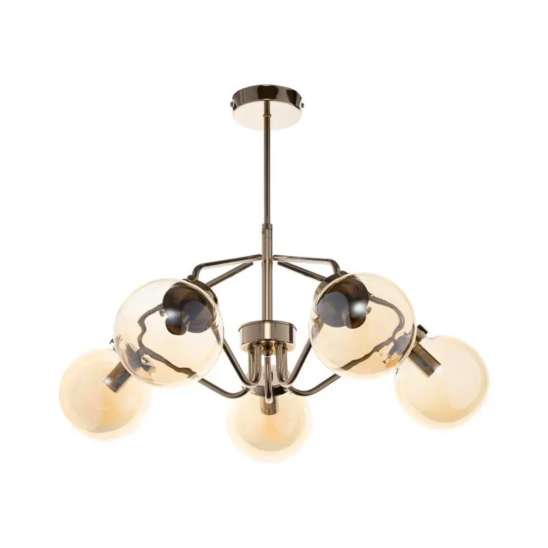 Wybór klientów Żyrandol pięciopunktowy złoty 5xE27 50W BULAT 5P AD-LD-6220CE14S ORNO