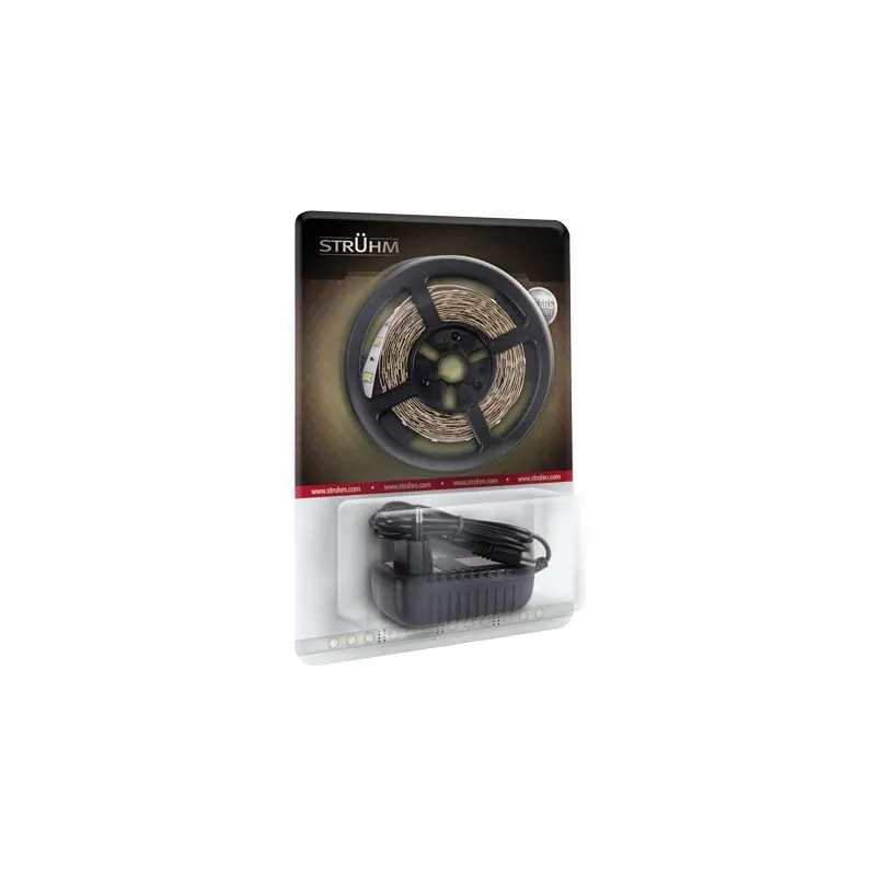 Wododoporna taśma led komplet z zasilaczem 5M IP65 300 diod neutralne światło 4000K 2100lm 03584 IDEUS 24W Bestseller