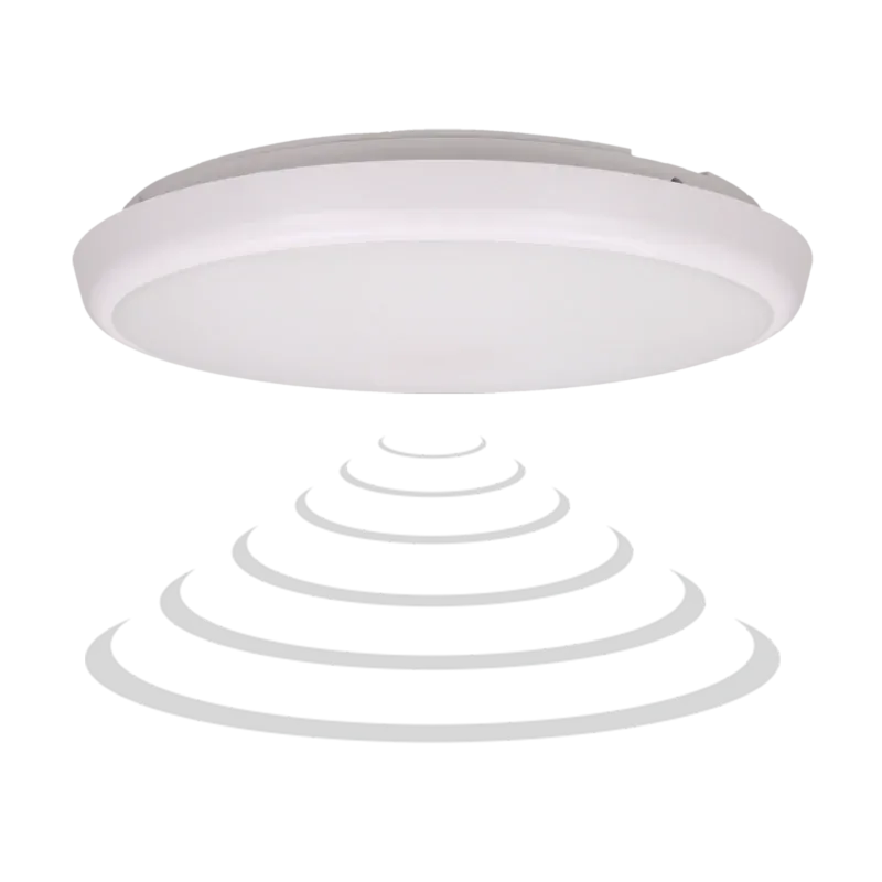 Hit sprzedaży Plafon led z mikrofalowym czujnikiem ruchu i funkcją przyciemniania biały 22W 4000K CERS LED OR-PL-6091WLPMM4 ORNO