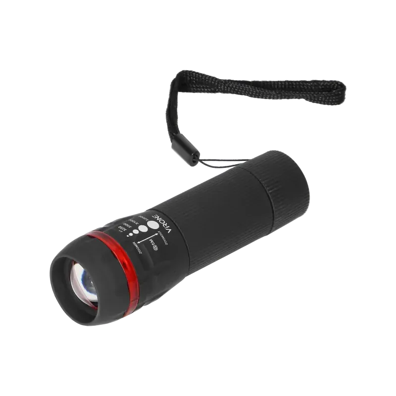 Latarka LED 1W z zoomem, 60lm, 3xAAA LT-4 ORNO Popularny