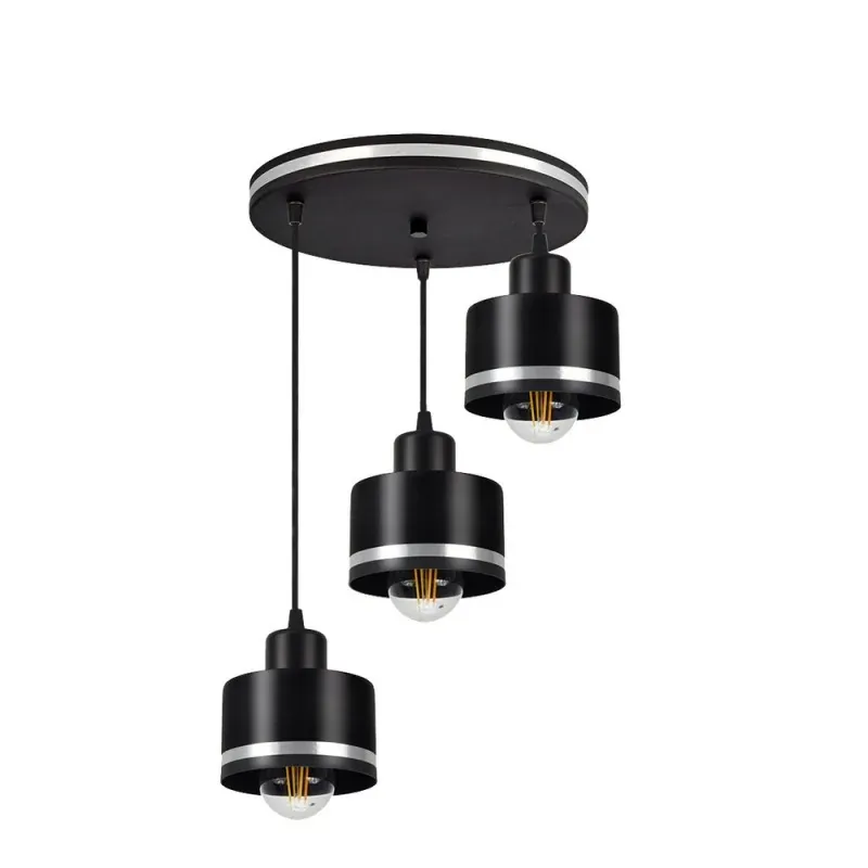 Lampa wisząca potrójna 3xE27 40W WAMA 33-00484 Candellux Premium