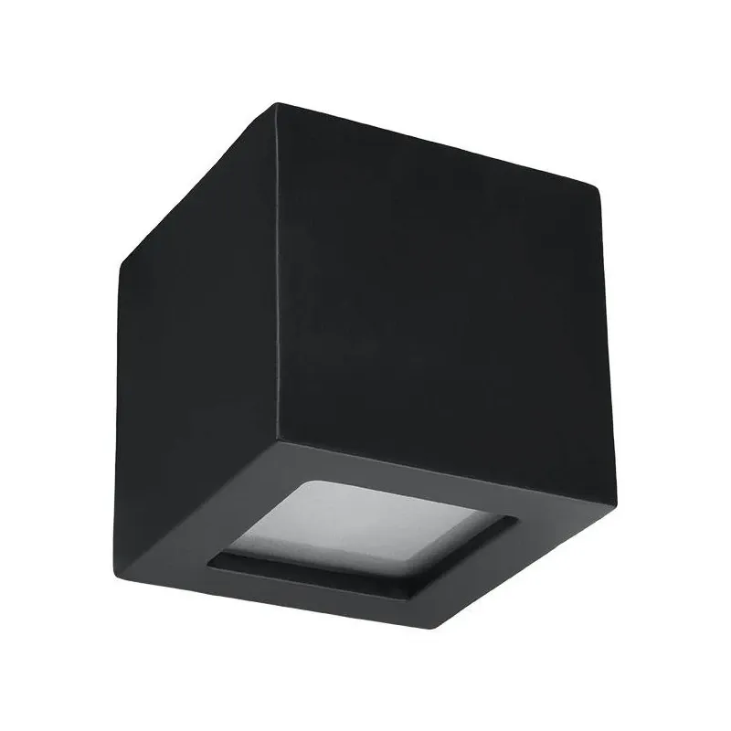 Ceramiczny czarny kinkiet Leo SL.0872 Sollux lighting Łatwy zwrot