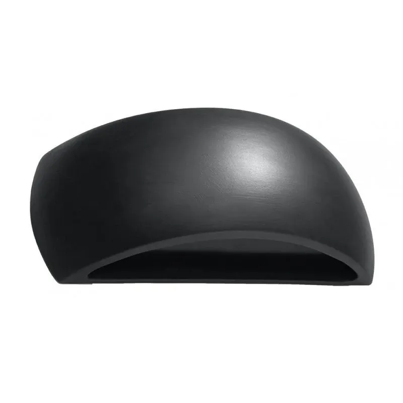 Dostępne od ręki Czarny kinkiet ceramiczny Pontius SL.0876 Sollux lighting