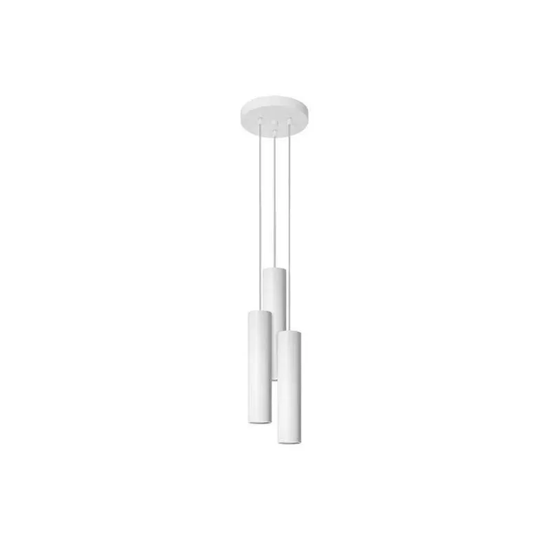 Lampa wisząca biała 3 zwisające tuby 3XGu10 LAGOS 3P SL.1078 SOLLUX Oferta limitowana