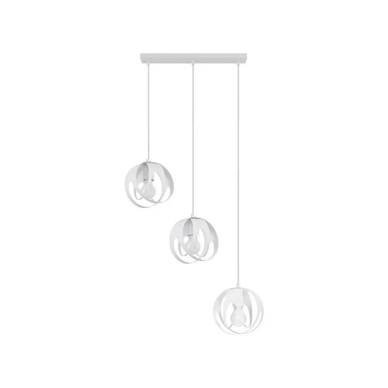 Biała lampa wisząca 3xE27 Tulos SL.1085 Sollux lighting Do wyczerpania zapasów