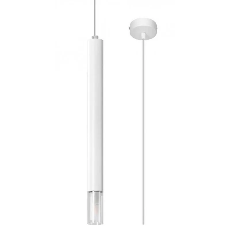 Biała lampa wisząca Wezyr SL.0957 Sollux lighting Taniej