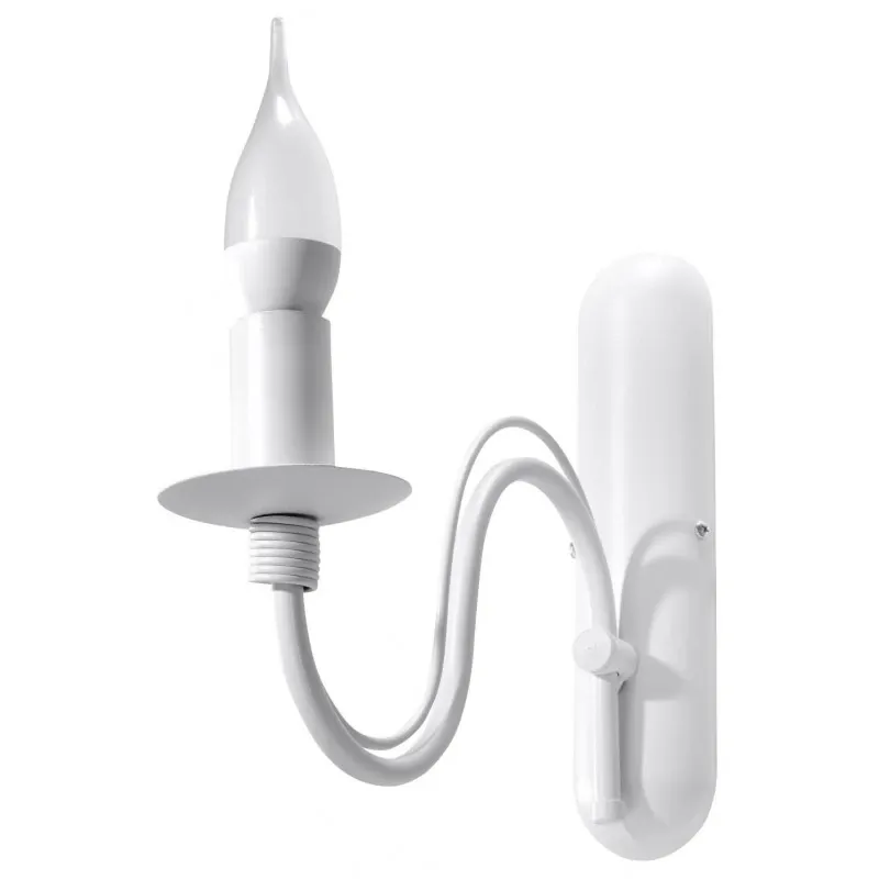 Ostatnie sztuki Kinkiet biały Minerwa E14 SL.0216 Sollux lighting