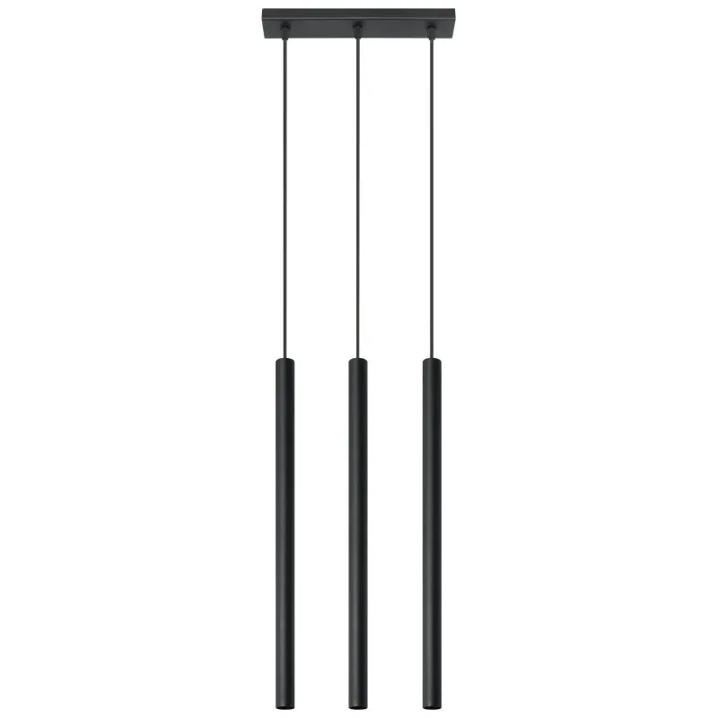 Nowość Wisząca czarna lampa 3xG9 Pastelo SL.0470 Sollux lighting