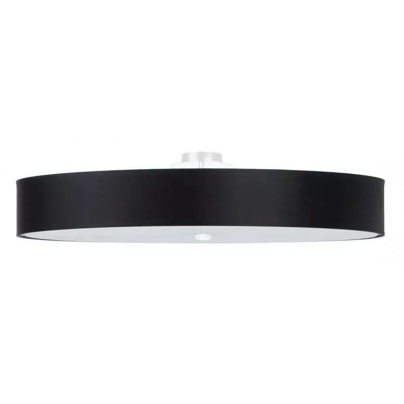 Czarny plafon 6xE27 Skala 100 SL.0818 Sollux lighting Wyjątkowa oferta
