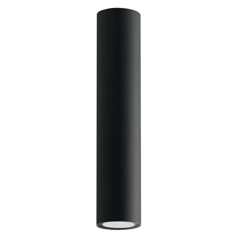 Kup online Oprawa sufitowa długa tuba 30cm czarna polska GU10 LAGOS SL.0436 SOLLUX