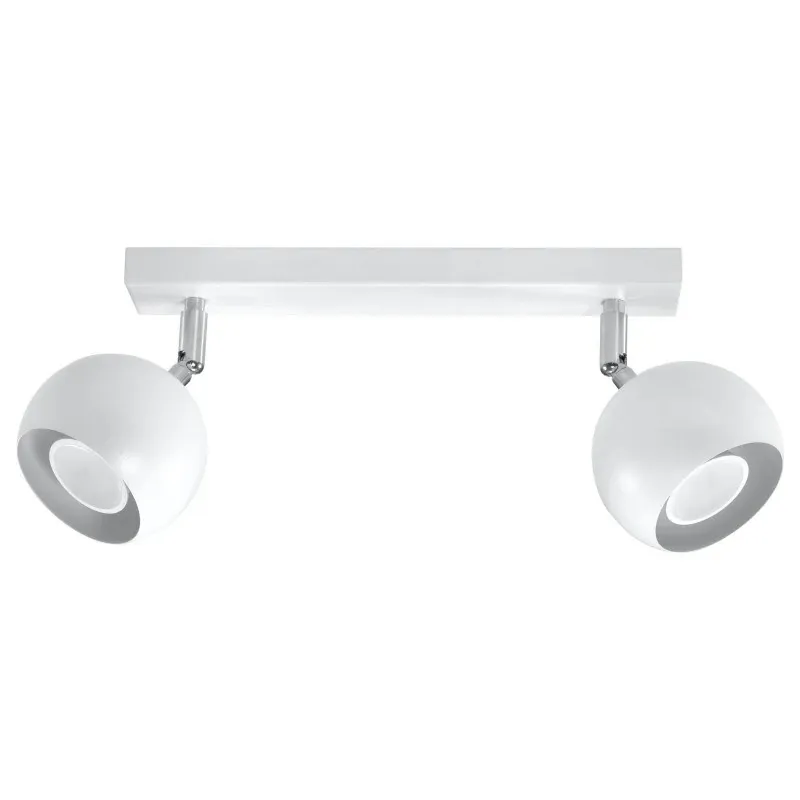 Biały plafon 2xGu10 Oculare SL.0438 Sollux lighting Darmowy zwrot