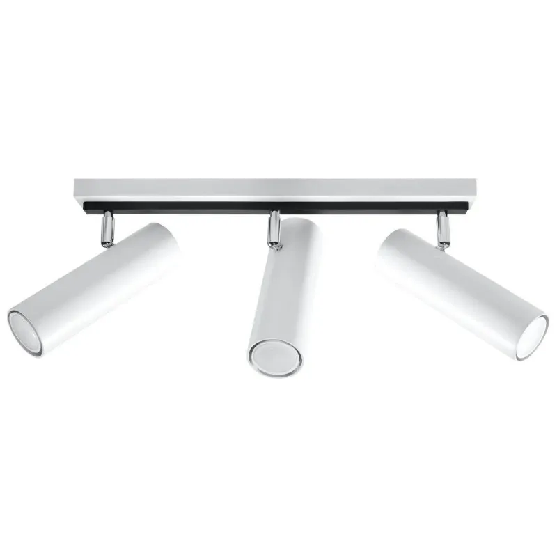 Biały plafon 3xGu10 Direzione SL.0497 Sollux lighting Łatwy zwrot