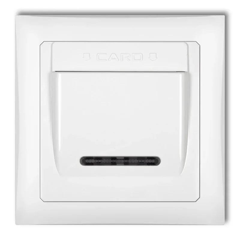 Oferta Włącznik hotelowy podtynkowy biały z ramką DECO SOFT DSHSO-1 KARLIK