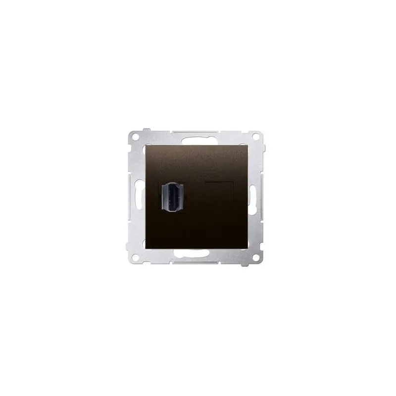 Gniazdo HDMI pojedyncze brąz mat DGHDMI.01/46 Simon 54 Kontakt-Simon Wysoka jakość