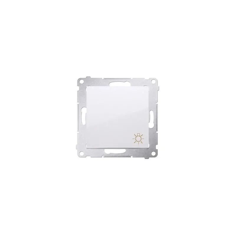 Biały przycisk zwierny światło DS1.01/11 Simon Basic Kontakt-Simon Darmowy zwrot
