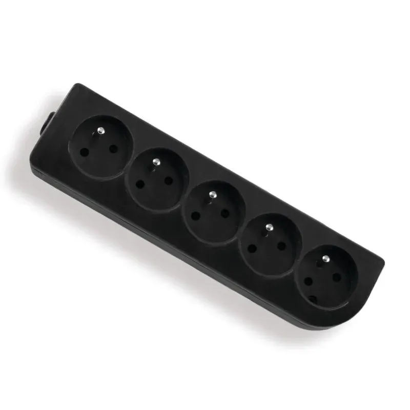 Gniazdo Przenośne 5-Krotne Z Uziemieniem Gn-50-2 Czarne Oferta