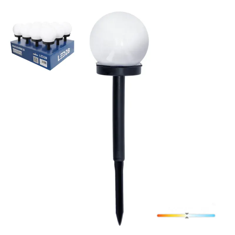 Super okazja Słupek Ogrodowy Solar Led Sphere G2 10Cm 4000K Ip44 Led2B