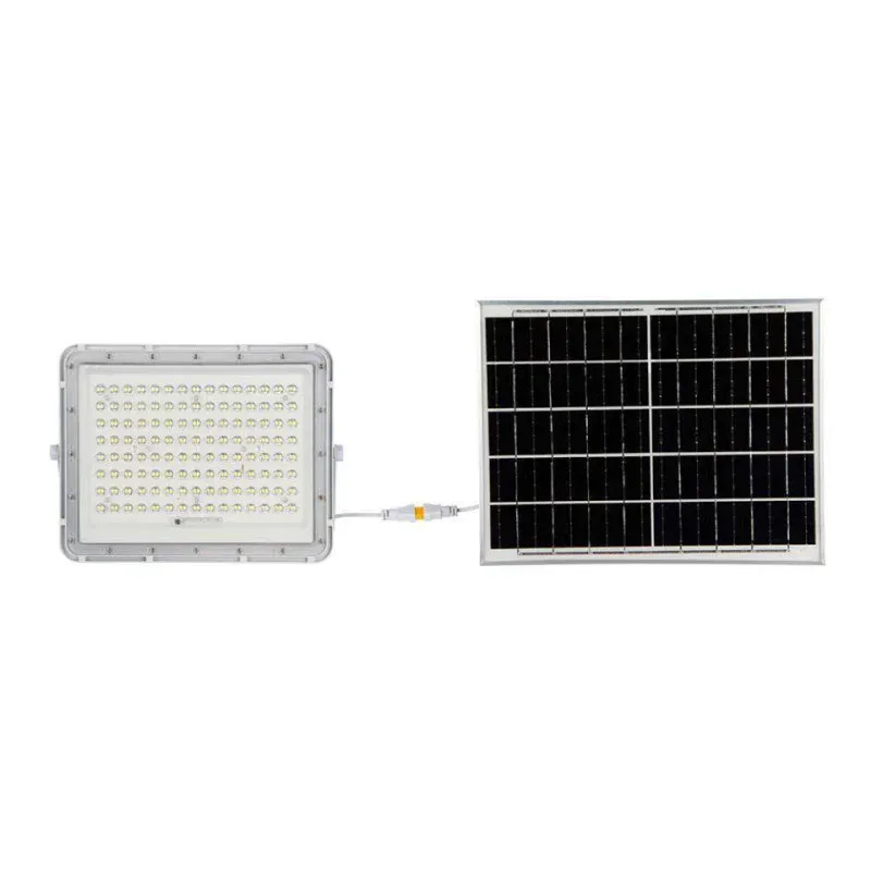 Bezpieczne zakupy Projektor Led Solarny V-Tac 180W Pilot, Auto, Timer, Ip65 Biały Vt-180W-W 6400K 1800Lm 2 Lata Gwarancji