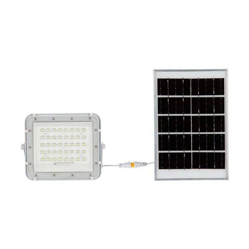 Tylko dziś Projektor Led Solarny V-Tac 80W Pilot, Auto, Timer, Ip65 Biały Vt-80W-W 6400K 800Lm 2 Lata Gwarancji