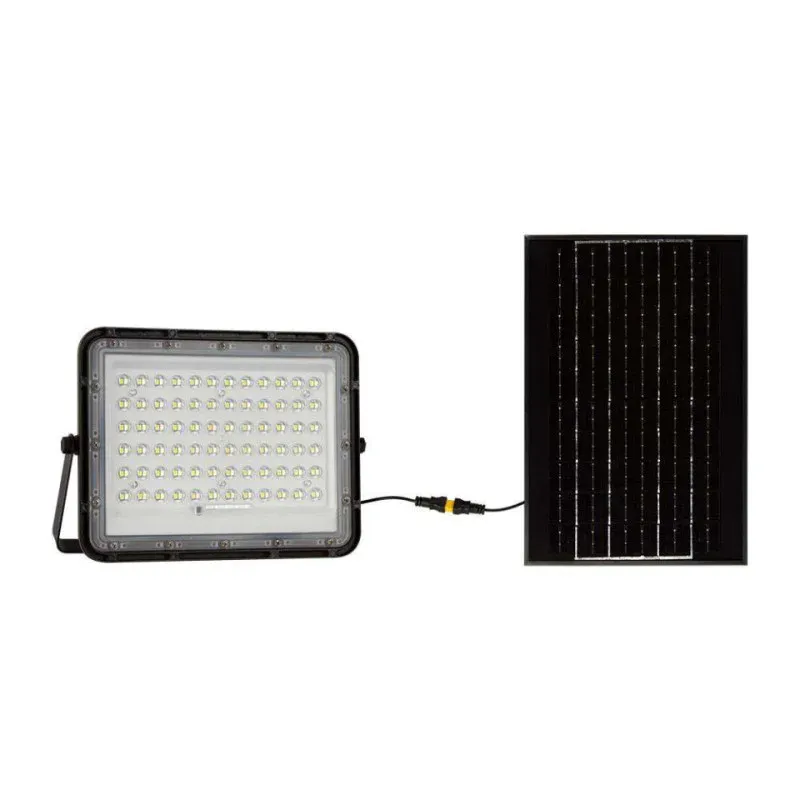 Cena promocyjna Projektor Led Solarny V-Tac 120W Pilot, Auto, Timer, Ip65 Czarny Vt-120W 4000K 1200Lm 2 Lata Gwarancji