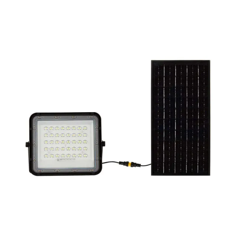 Cena promocyjna Projektor Led Solarny V-Tac 80W Pilot, Auto, Timer, Ip65 Czarny Vt-80W 4000K 800Lm 2 Lata Gwarancji
