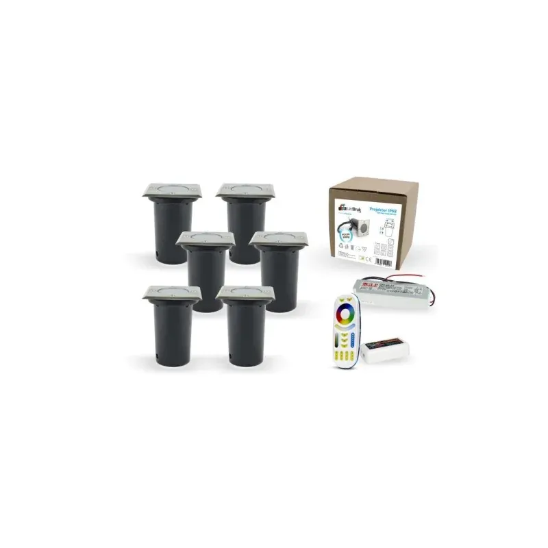 6X Oprawa Najazdowa Ledbruk Kwadrat 24V B. Zimna Oferta limitowana