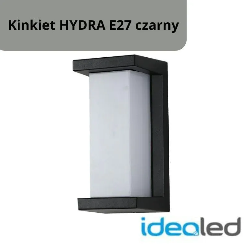 Tani Kinkiet Hydra E27 Czarny