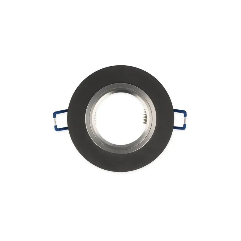 *Led Line™ Oprawa Szklana Okrągła Czarna 90X26X10Mm Mrożona Glikka Zamów teraz