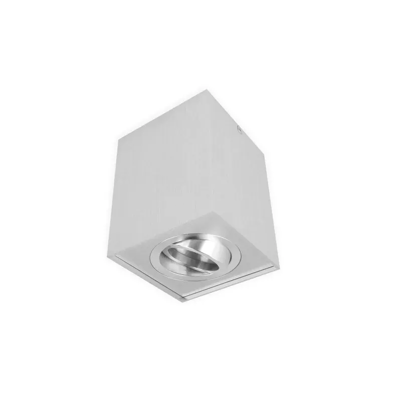 *Led Line™ Oprawa Natynkowa Punktowa Kwadrat Srebro Cubo Kup teraz
