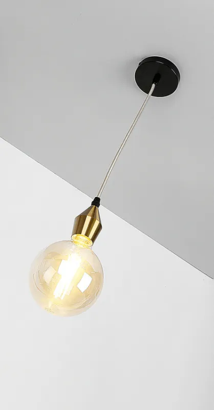 Bestseller Zawiesie metalowe złote E27 100cm 31-05519