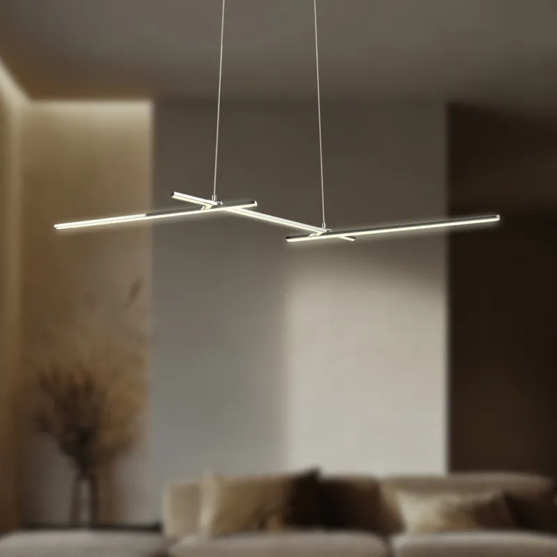 Niska cena Lampa wisząca THASOS LED 23W 103cm chrom
