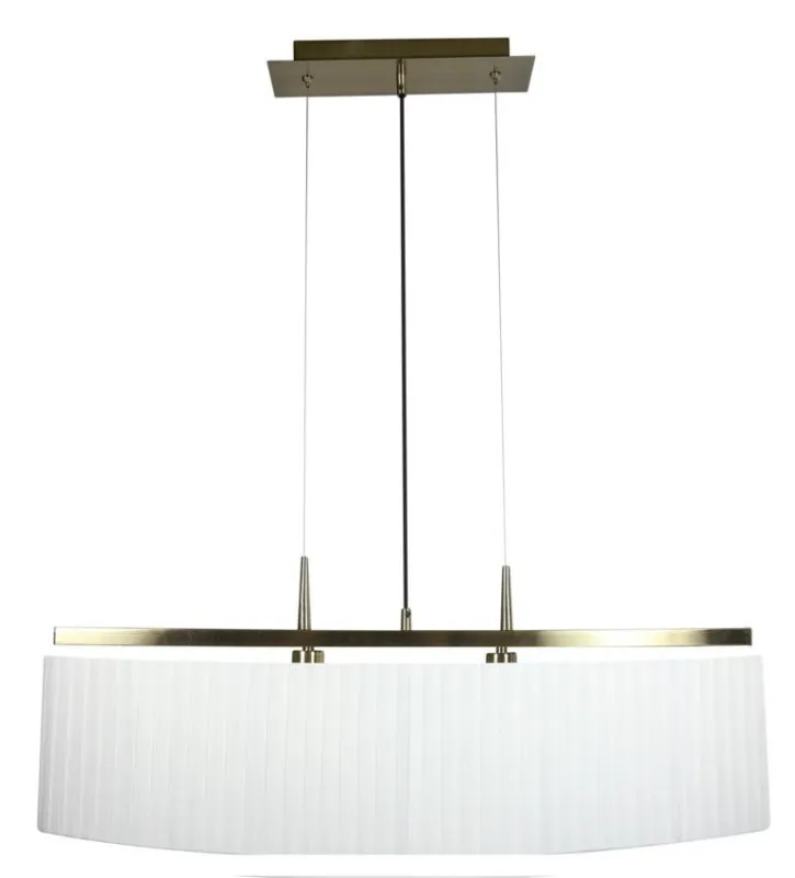 Wybór klientów Lampa wisząca Berg nad stół z białym abażurem 2xE14 do salonu