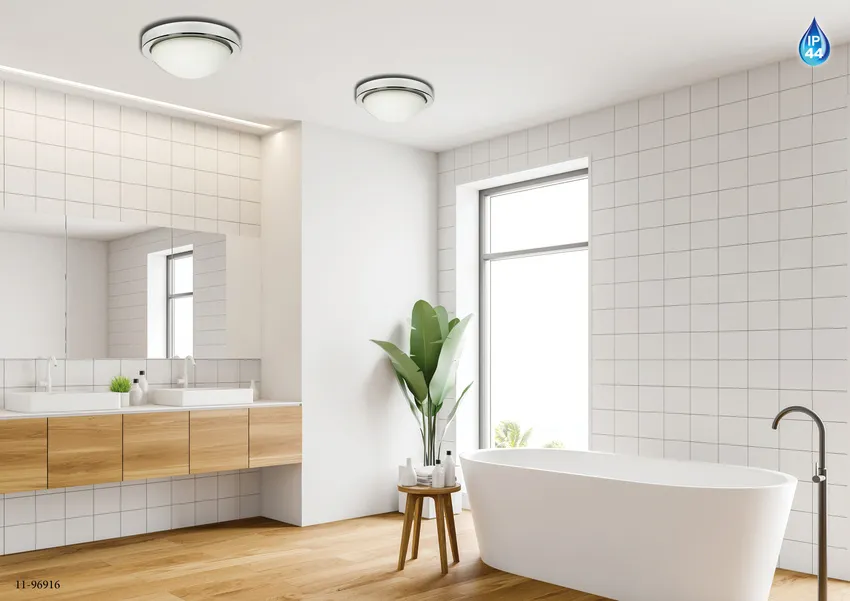 Tylko dziś Plafon Roda okrągły 28 cm do łazienki IP44 chrom E27 Candellux