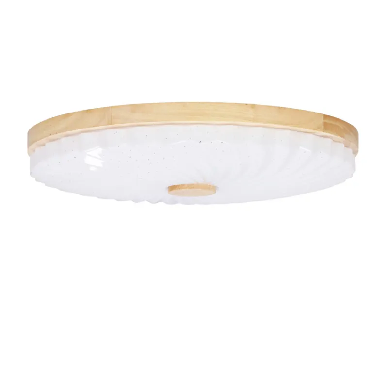 Wyjątkowa oferta Plafon LED Lemo okrągły do łazienki 38 cm 4000K biały drewno
