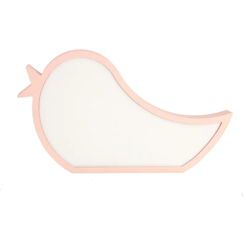 Lampka Bird do pokoju dziecięcego lampka nocna LED ptaszek różowa Hit sprzedaży