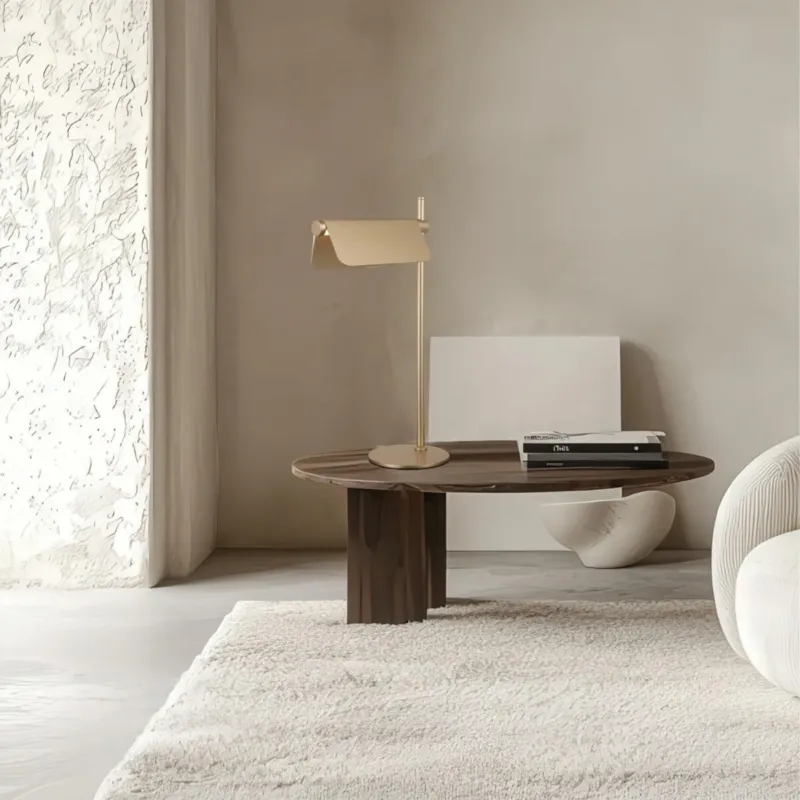 Bezpieczna płatność TABLE LED LIGHT elegancka lampka biurkowa szczotkowane zoto z ruchomymi osonami 25193 Zambelis