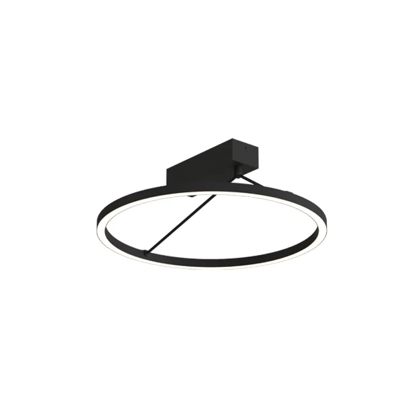 Plafon LED LIGHT nowoczesna lampa sufitowa czarny piaskowy sciemnialna 2561 Zambelis Ostatnia szansa