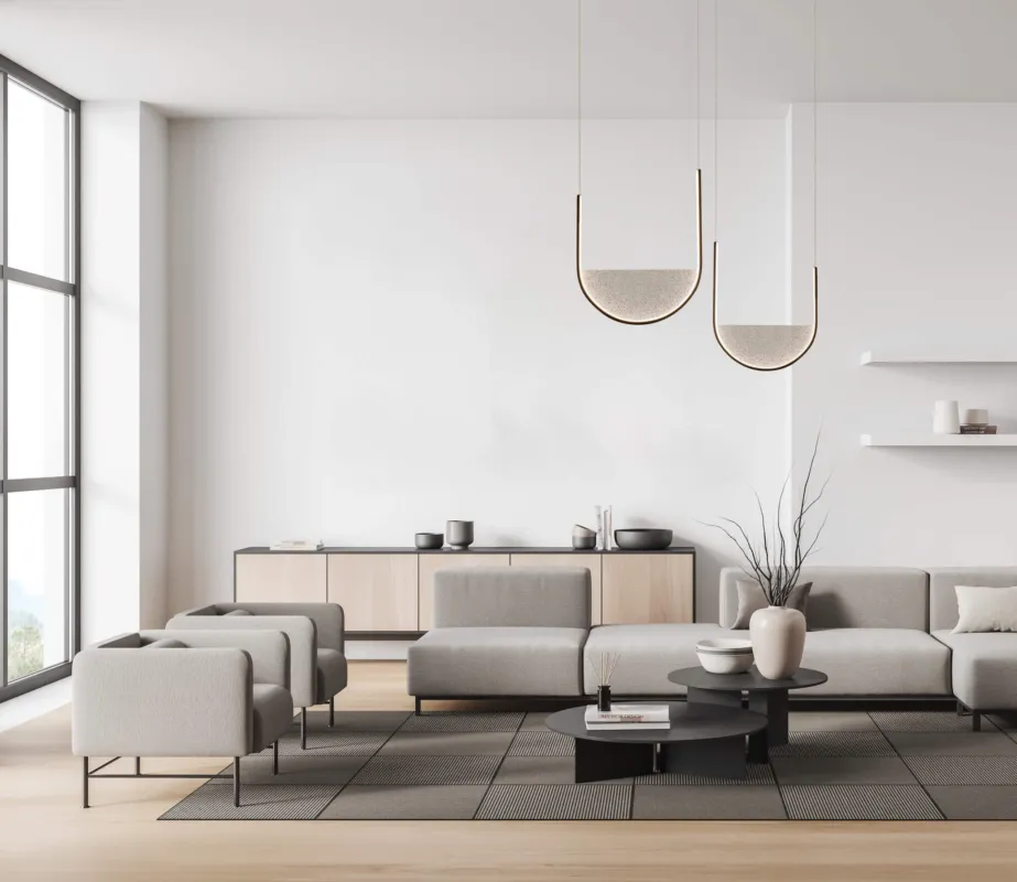 Lampa wiszaca LED LIGHT minimalistyczne oswietlenie czarno-szare 23166 Zambelis Hit cenowy