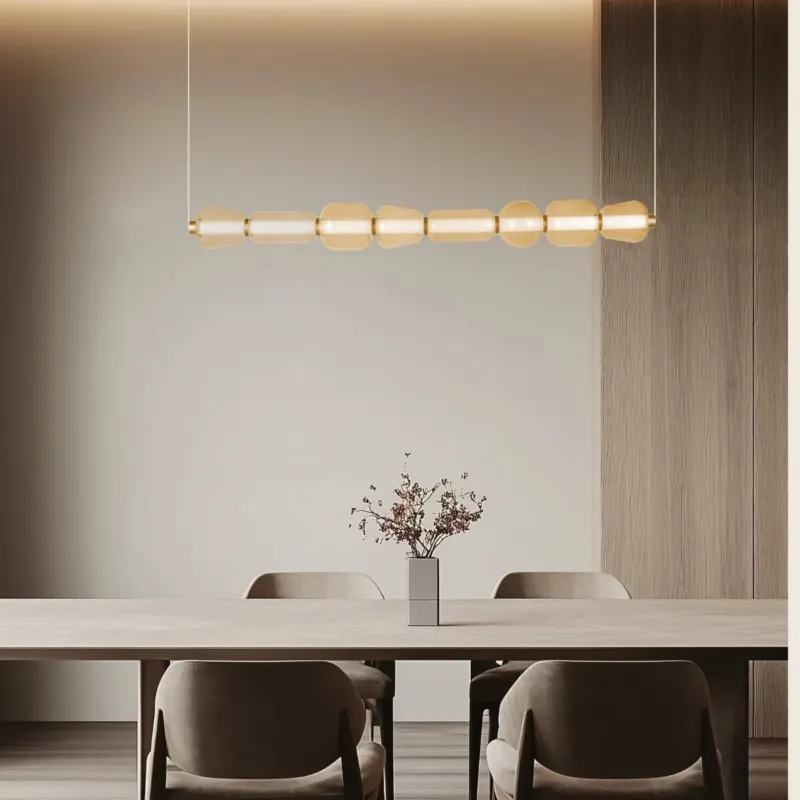 Sprawdź teraz Lampa wiszaca LED LIGHT Ekskluzywny zyrandol w kolorze szampanskiego zota 23065 Zambelis