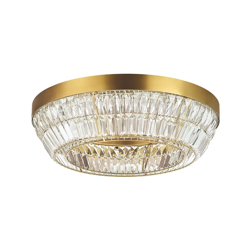 Bestseller Plafon LED LIGHT stylowa lampa sufitowa z krysztaami mosiadz 23047 Zambelis