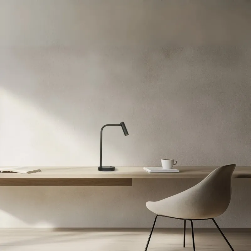 Sprawdź teraz TABLE LED LIGHT elegancka czarna lampka biurkowa metalowa 23036 Zambelis