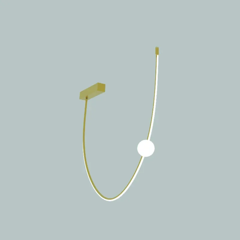 Plafon LED LIGHT minimalistyczny zoty mat oswietlenie punktowe 22250 Zambelis Łatwy zwrot