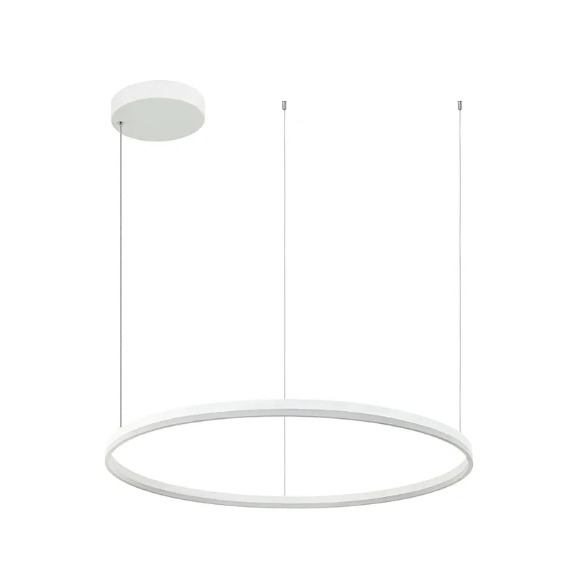 Tani Lampa wiszaca LED LIGHT nowoczesna biaa oprawa do przestronnych wnetrz 20265 Zambelis