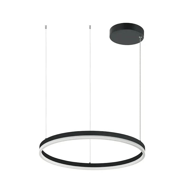 Lampa wiszaca LED LIGHT designerska czarna lampa sufitowa do biura 20260 Zambelis Okazja