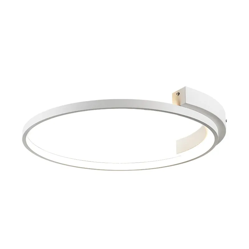 Darmowy zwrot Plafon LED LIGHT elegancka biaa lampa sufitowa do salonu 2077 Zambelis