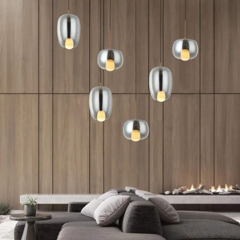 Oferta Lampa wiszaca stylowe dymione szko i zote wykonczenie 22056 Zambelis