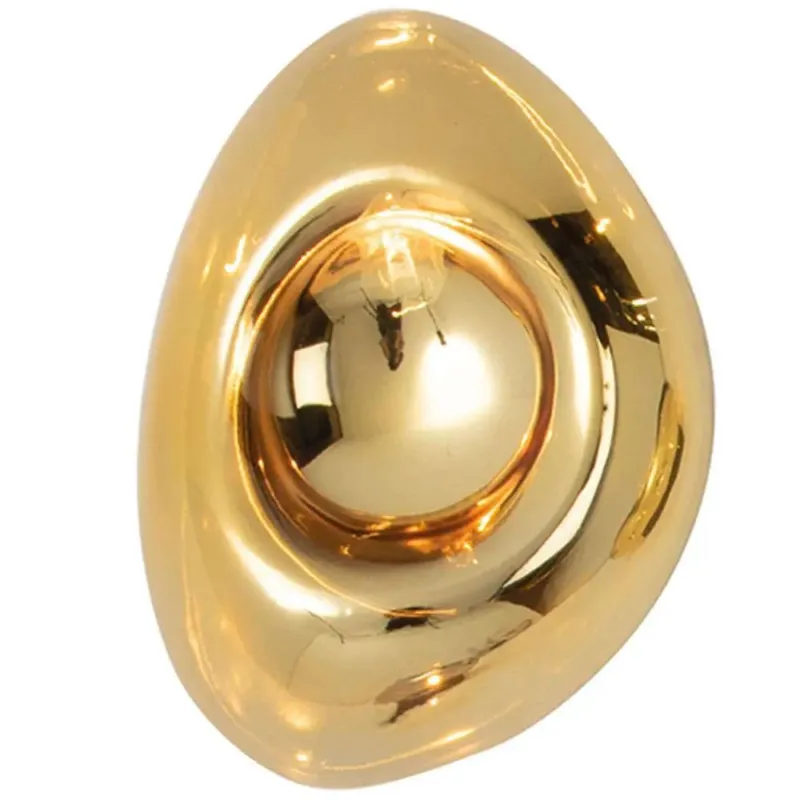 Hit sprzedaży Lampa ścienna złota elegancki kinkiet szklany do nowoczesnych wnętrz 22047 Zambelis
