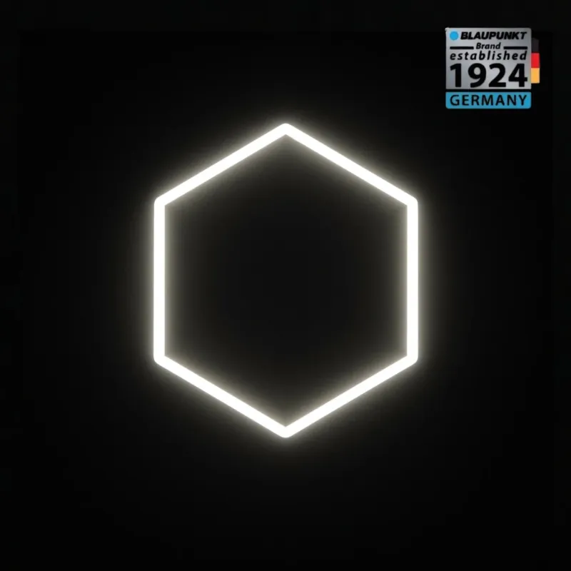 Popularny Lampa LED Hexagon 43W geometryczny panel sufitowy led 4000K CRI90 w kształcie plastra miodu HEX-440-Y1-V5-PS1 - Blaupunkt