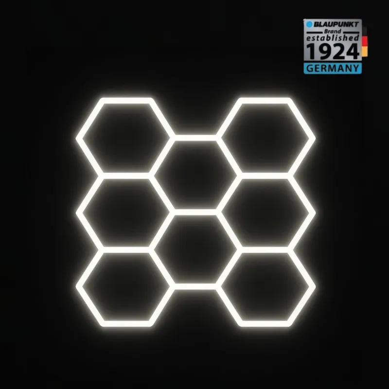 Lampa LED Hexagon 252W geometryczny panel sufitowy led 4000K CRI90 w kształcie plastra miodu HEX-440-Y15-V13-PS1 - Blaupunkt Popularny